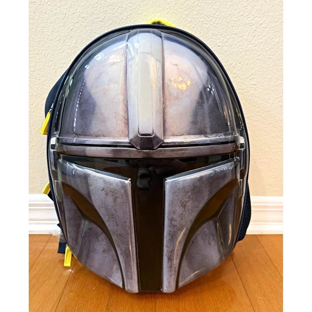 Disney Star Wars The Mandalorian 3D Helmet Backpack, One Size 16